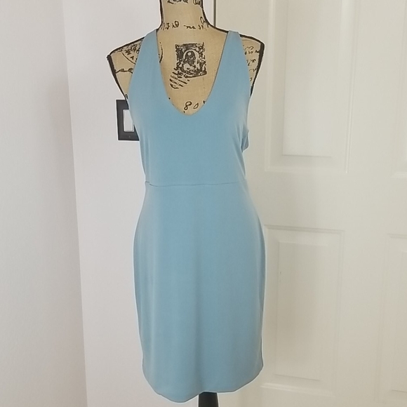 Leith Womens Racerback Bodycon Slip Dress - Picture 1 of 5